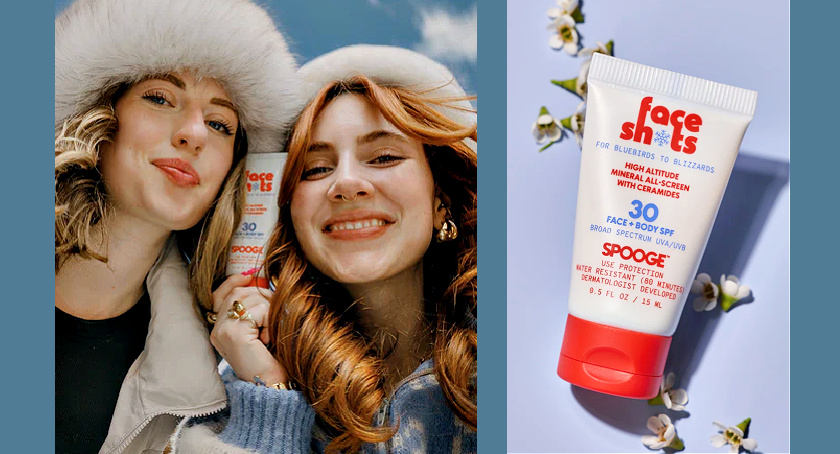 Face Shots Are Spooge’s Newest Winter Sunscreen Solution